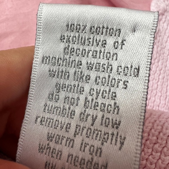 Vintage Sprockets Baby Pink Crochet Blanket Bow Trim Coquette - Picture 7 of 9